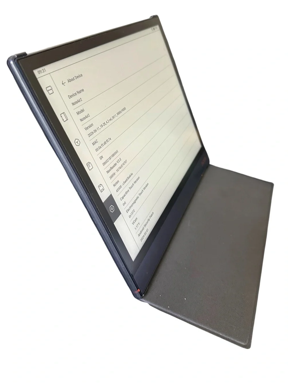 Onyx BOOX Note Air 2 Android Google  E-Ink Tablet Case Box & Stylus black work